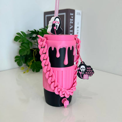 Ghostface 3D-Printed Can Cooler - 12oz