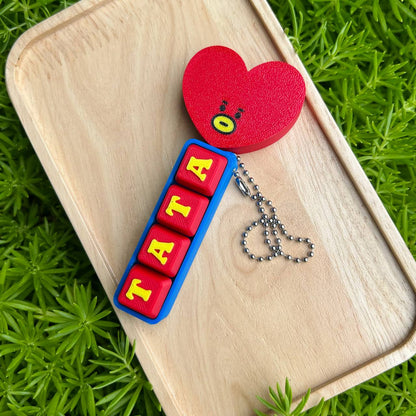 3D Custom Name Keychain
