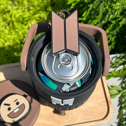 BTS 3D-Printed Can Cooler