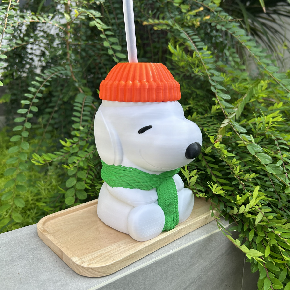 Snoopy 3D-Printed Can Cooler