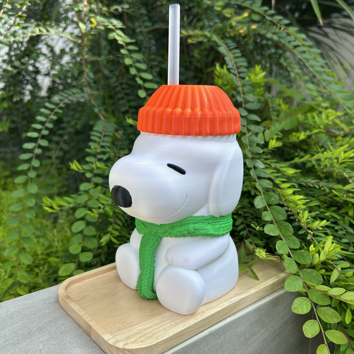 Snoopy 3D-Printed Can Cooler