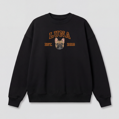Pet Embroidered Sweatshirt