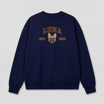 Pet Embroidered Sweatshirt