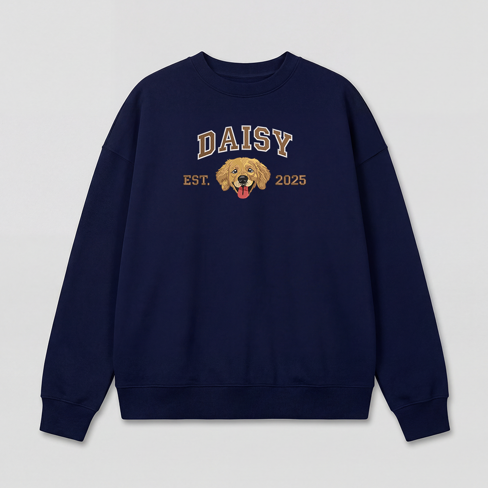 Pet Embroidered Sweatshirt - Fullcolor