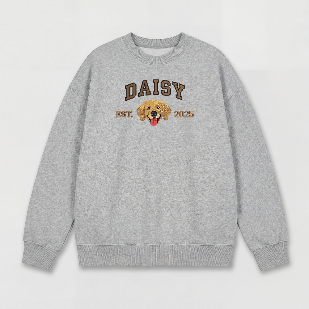Pet Embroidered Sweatshirt - Fullcolor