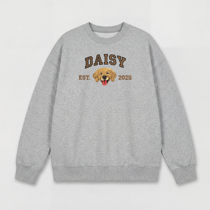 Pet Embroidered Sweatshirt - Fullcolor