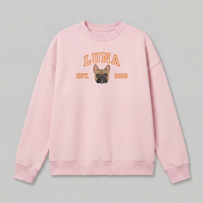 Pet Embroidered Sweatshirt