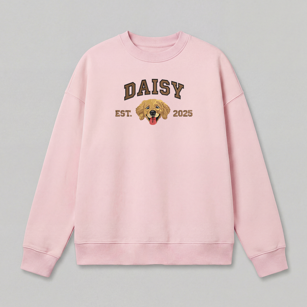 Pet Embroidered Sweatshirt - Fullcolor