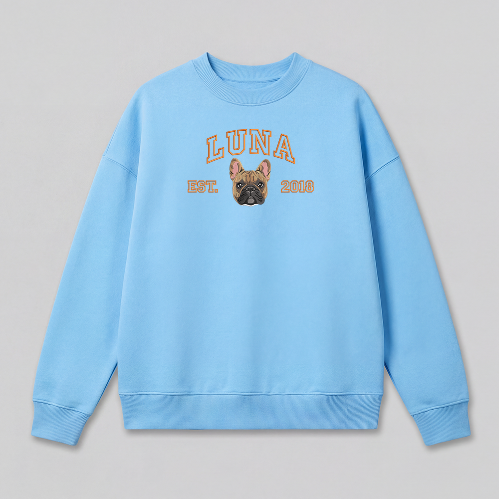 Pet Embroidered Sweatshirt