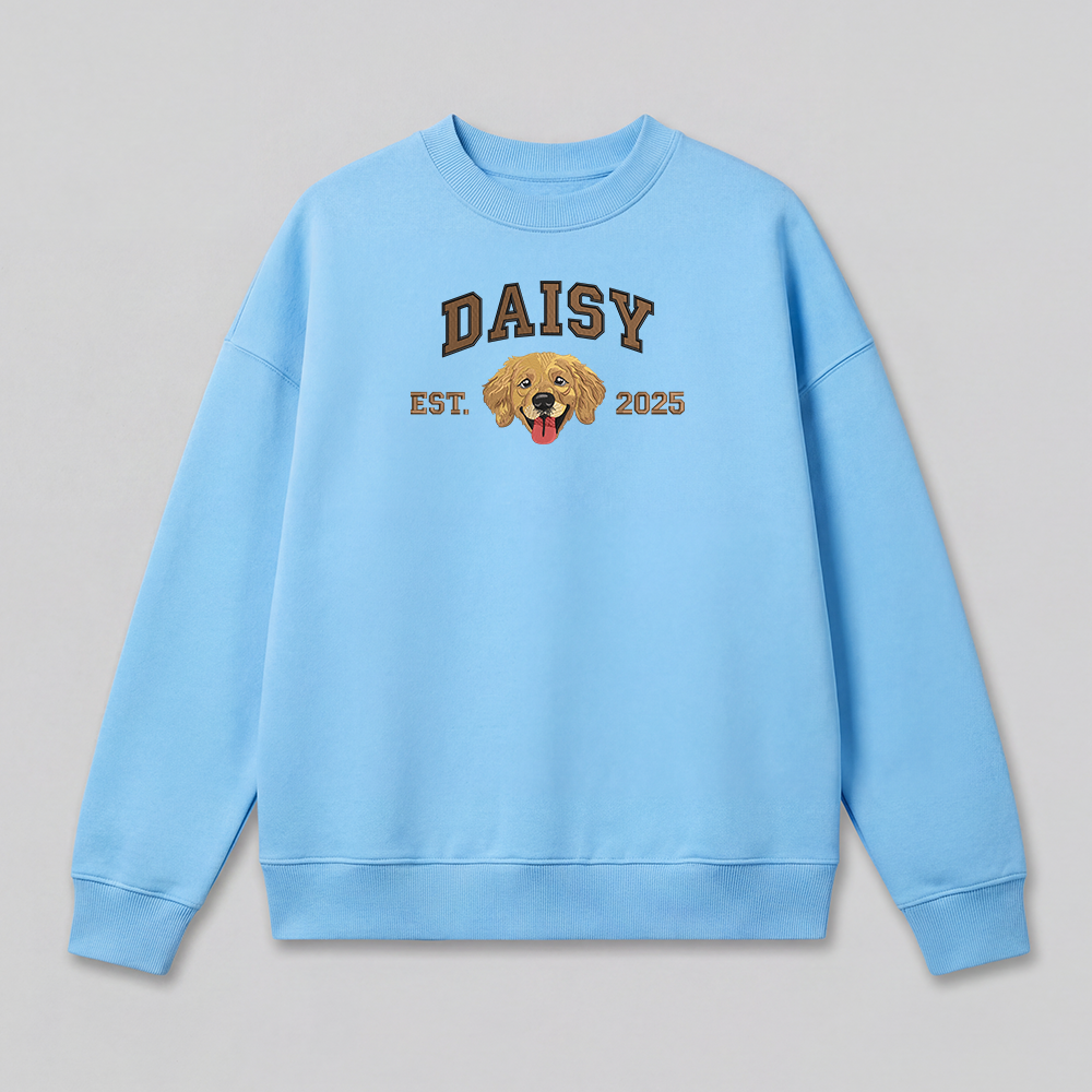 Pet Embroidered Sweatshirt - Fullcolor
