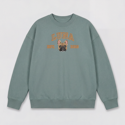 Pet Embroidered Sweatshirt