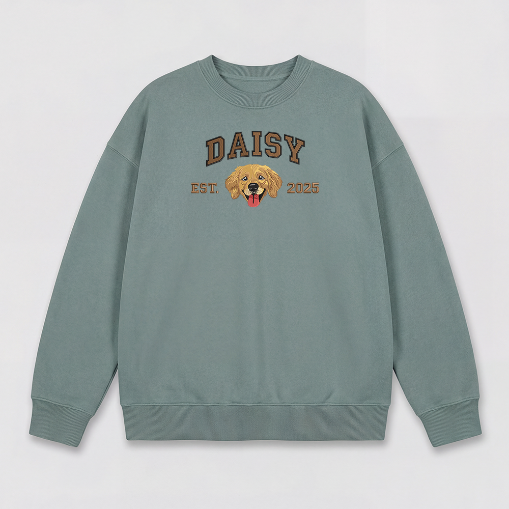Pet Embroidered Sweatshirt - Fullcolor