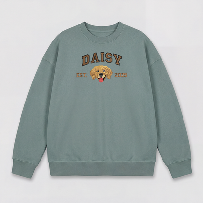 Pet Embroidered Sweatshirt - Fullcolor