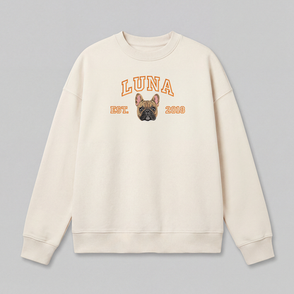 Pet Embroidered Sweatshirt
