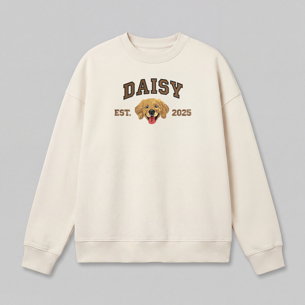 Pet Embroidered Sweatshirt - Fullcolor