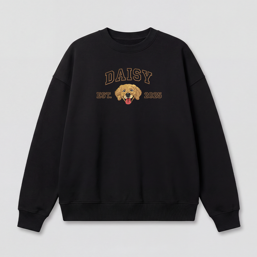 Pet Embroidered Sweatshirt