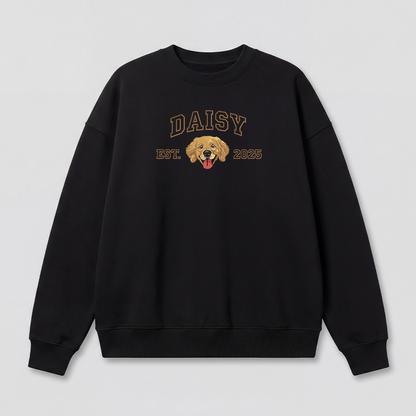 Pet Embroidered Sweatshirt