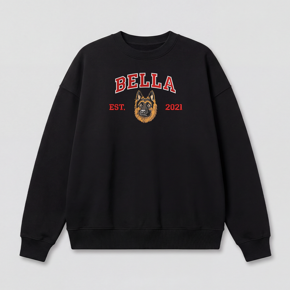 Pet Embroidered Sweatshirt - Fullcolor