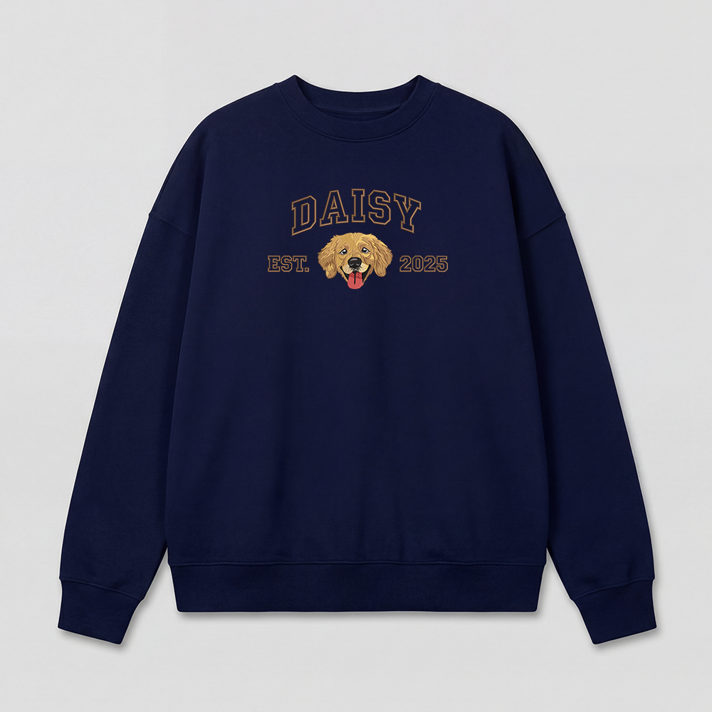 Pet Embroidered Sweatshirt