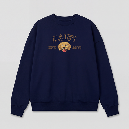 Pet Embroidered Sweatshirt