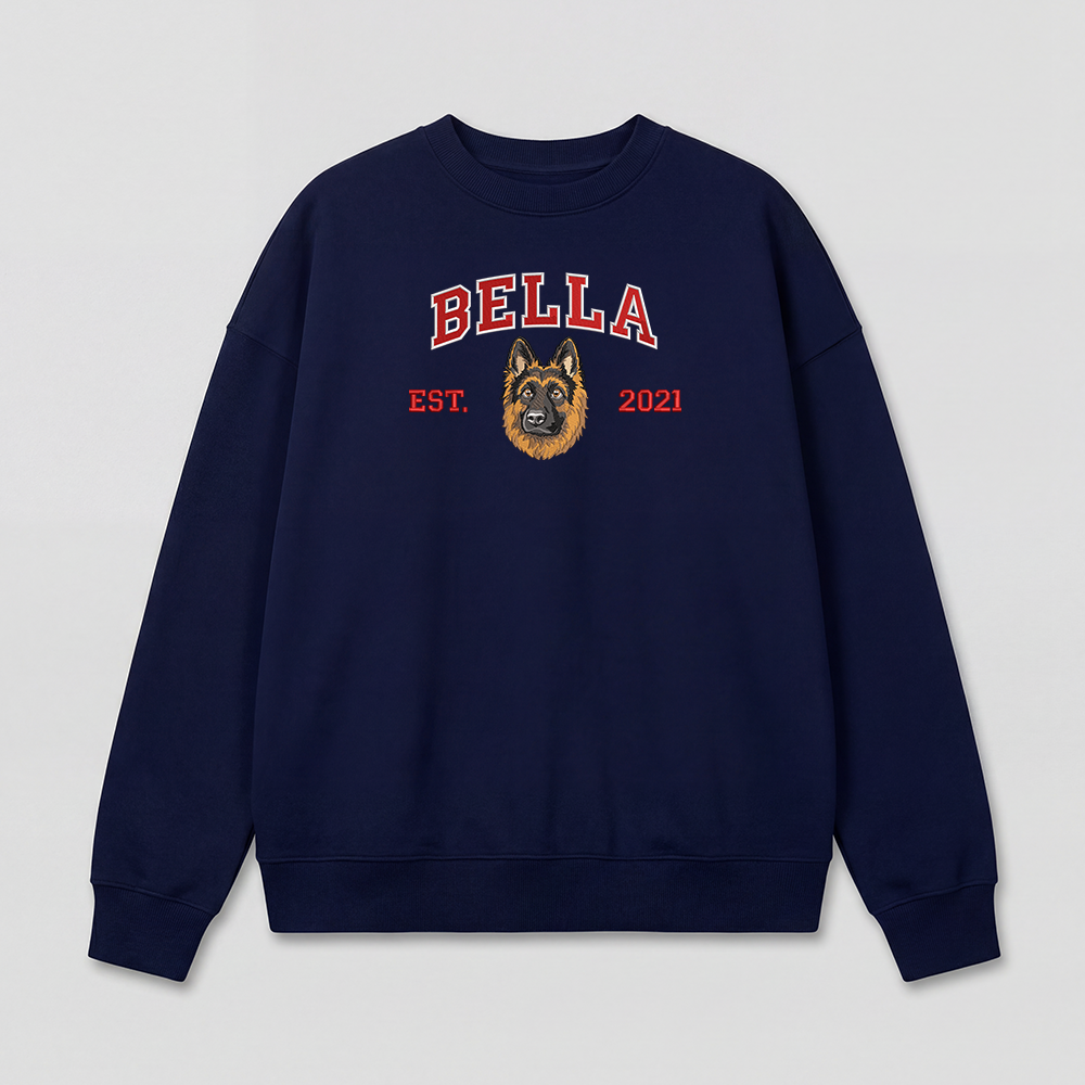 Pet Embroidered Sweatshirt - Fullcolor