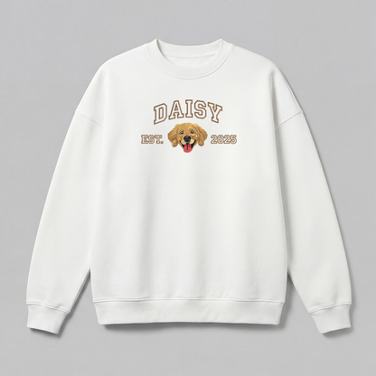 Pet Embroidered Sweatshirt