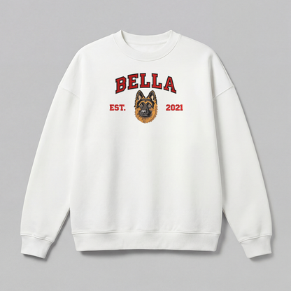 Pet Embroidered Sweatshirt - Fullcolor