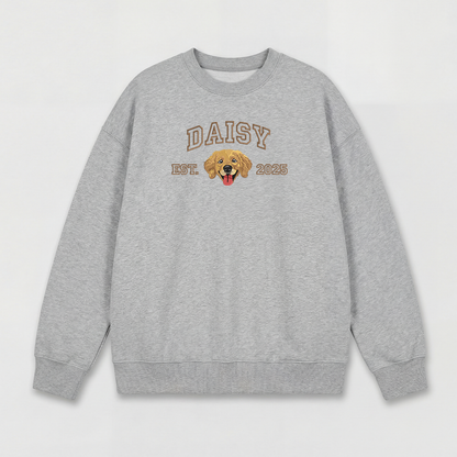 Pet Embroidered Sweatshirt