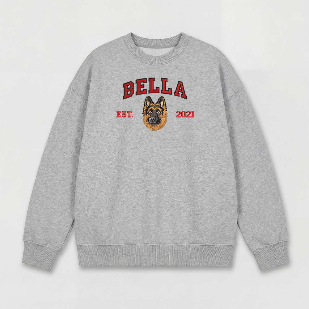 Pet Embroidered Sweatshirt - Fullcolor