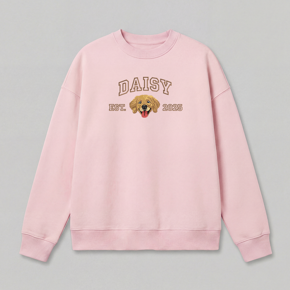 Pet Embroidered Sweatshirt
