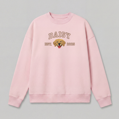 Pet Embroidered Sweatshirt
