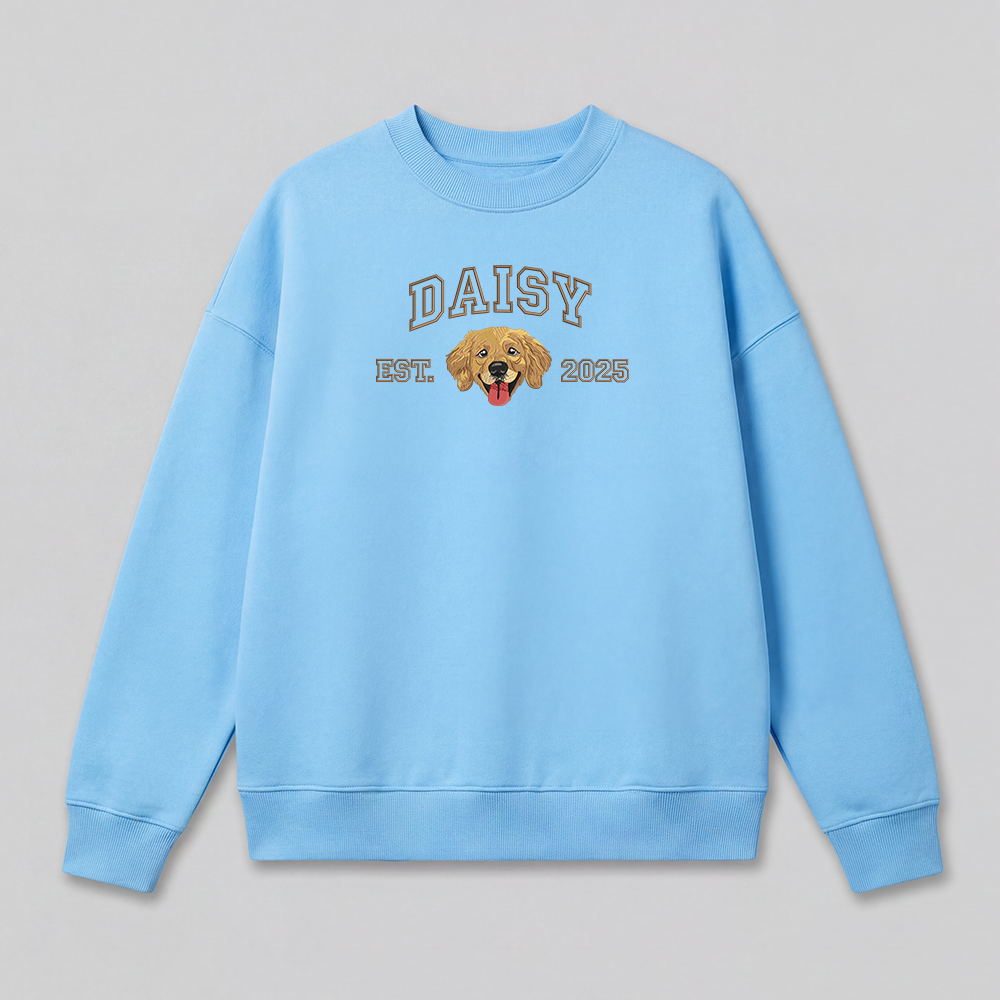 Pet Embroidered Sweatshirt