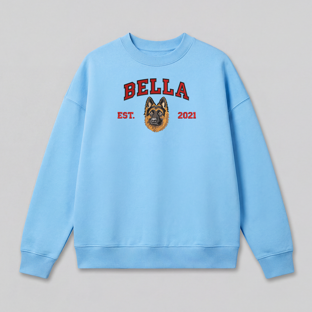 Pet Embroidered Sweatshirt - Fullcolor