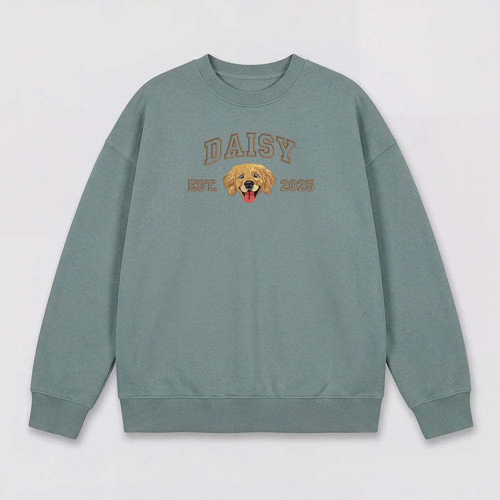 Pet Embroidered Sweatshirt