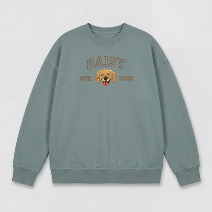 Pet Embroidered Sweatshirt