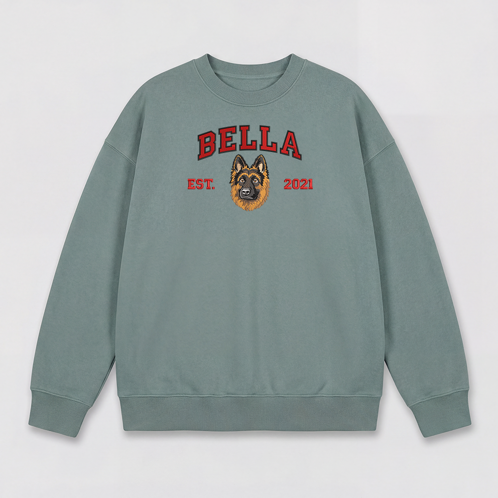 Pet Embroidered Sweatshirt - Fullcolor