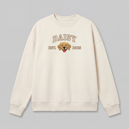 Pet Embroidered Sweatshirt