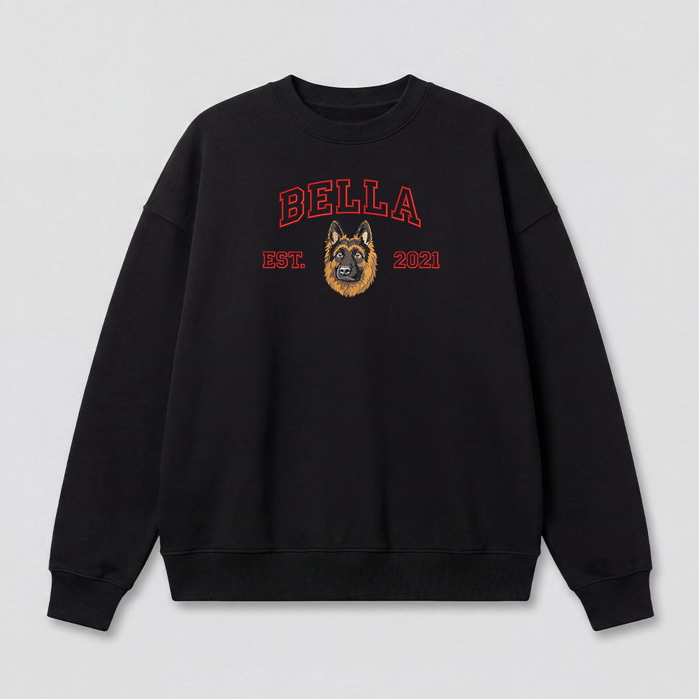 Pet Embroidered Sweatshirt