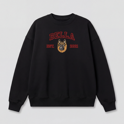 Pet Embroidered Sweatshirt