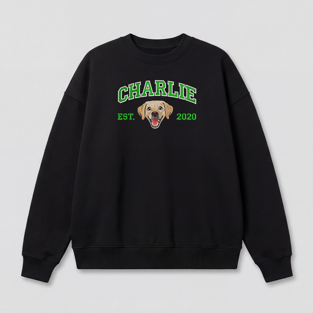 Pet Embroidered Sweatshirt - Fullcolor