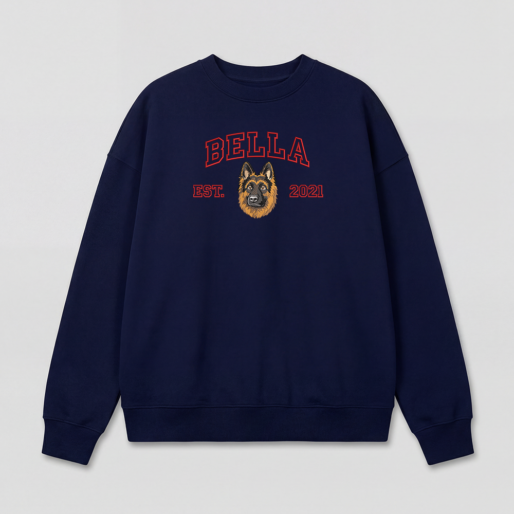 Pet Embroidered Sweatshirt