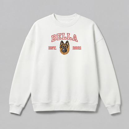 Pet Embroidered Sweatshirt
