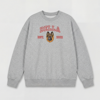 Pet Embroidered Sweatshirt