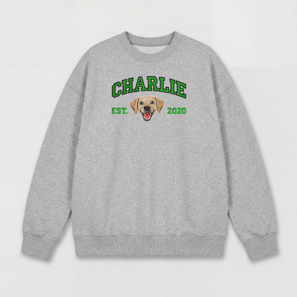 Pet Embroidered Sweatshirt - Fullcolor