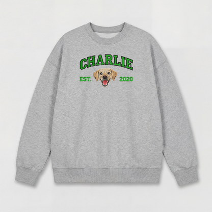 Pet Embroidered Sweatshirt - Fullcolor