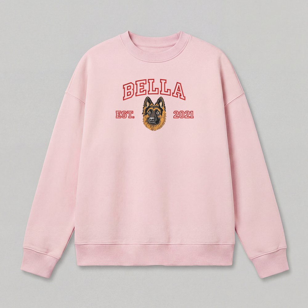 Pet Embroidered Sweatshirt