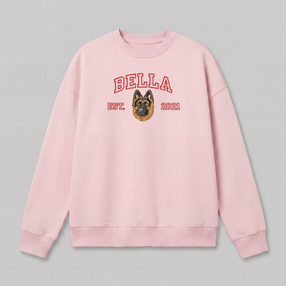 Pet Embroidered Sweatshirt