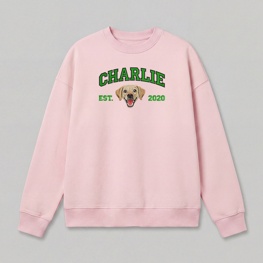 Pet Embroidered Sweatshirt - Fullcolor
