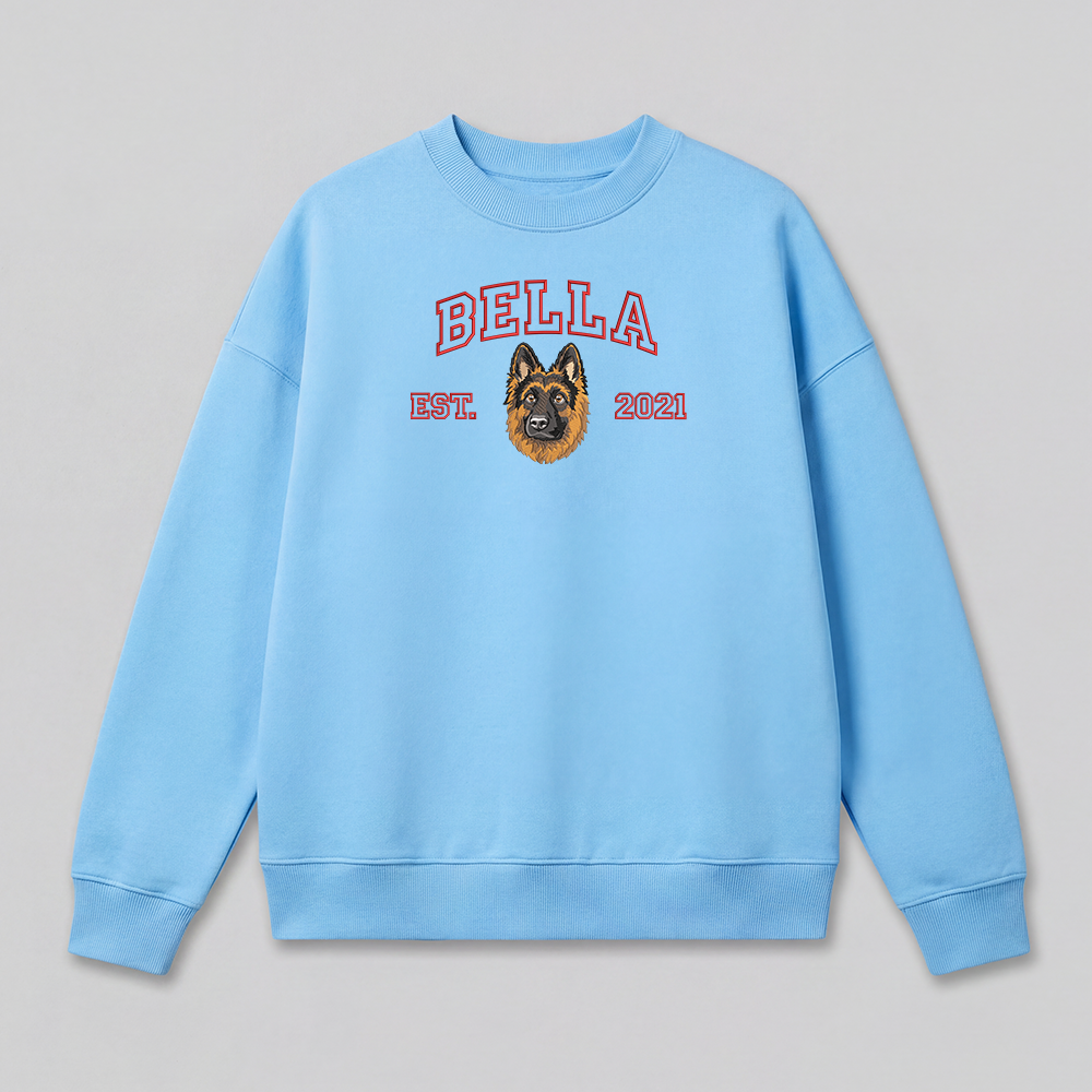 Pet Embroidered Sweatshirt