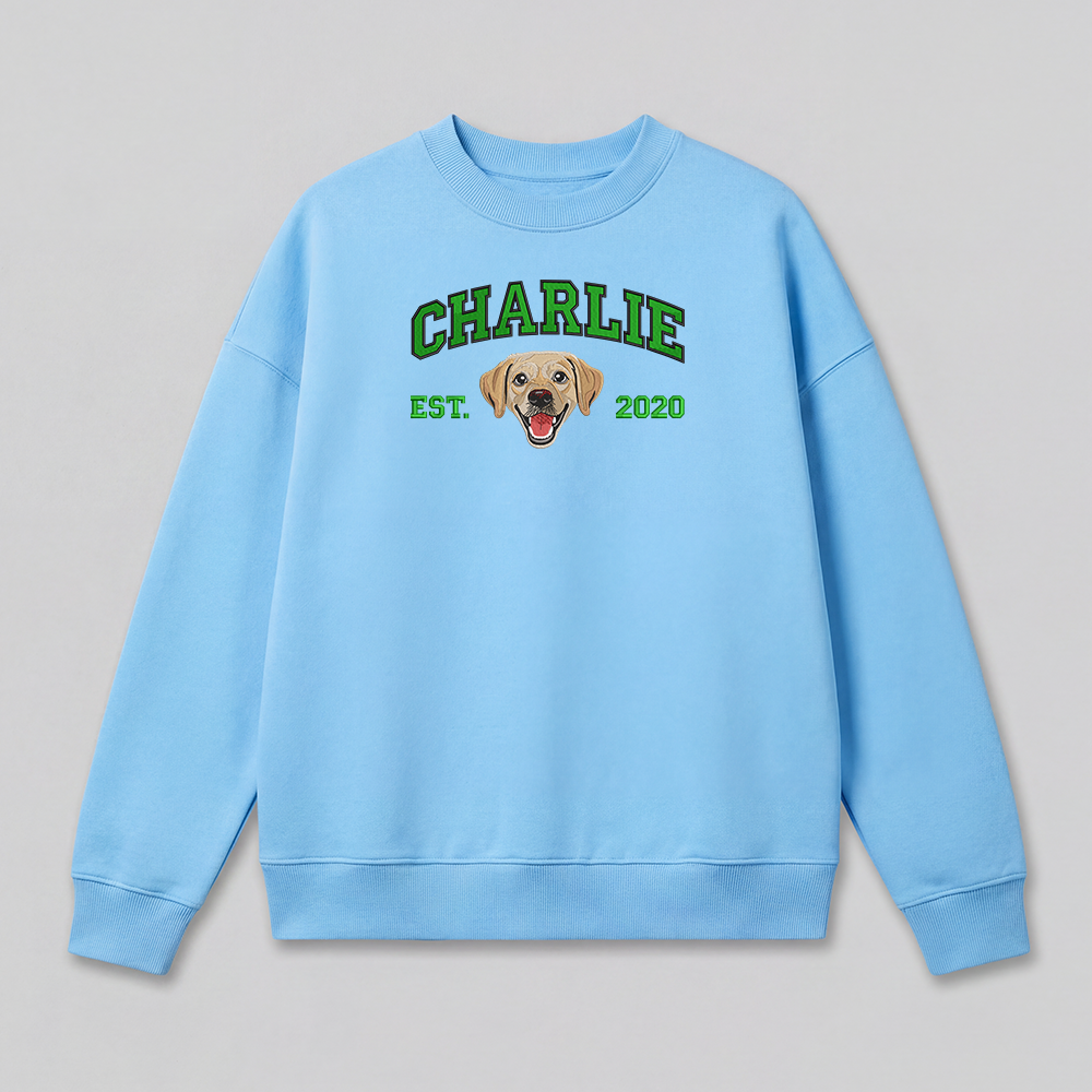Pet Embroidered Sweatshirt - Fullcolor